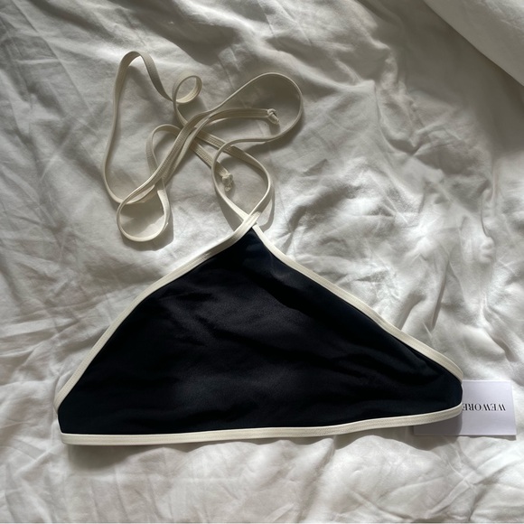 NWT WeWoreWhat High Neck Halter Bikini Top - Picture 2 of 7